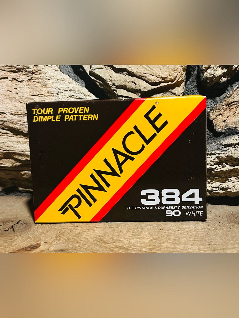 Pinnacle 384 High-Velocity Golf Balls (Box of 12) - Vintage / Brand New